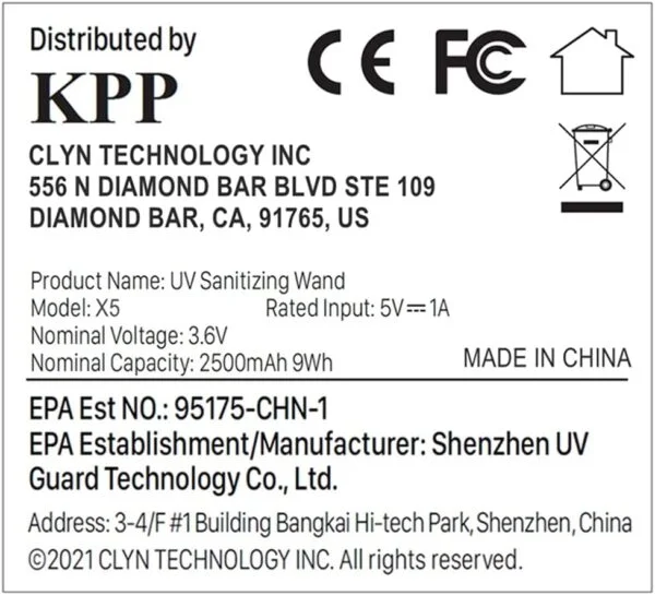 Portable UVC Light Disinfector - Image 9