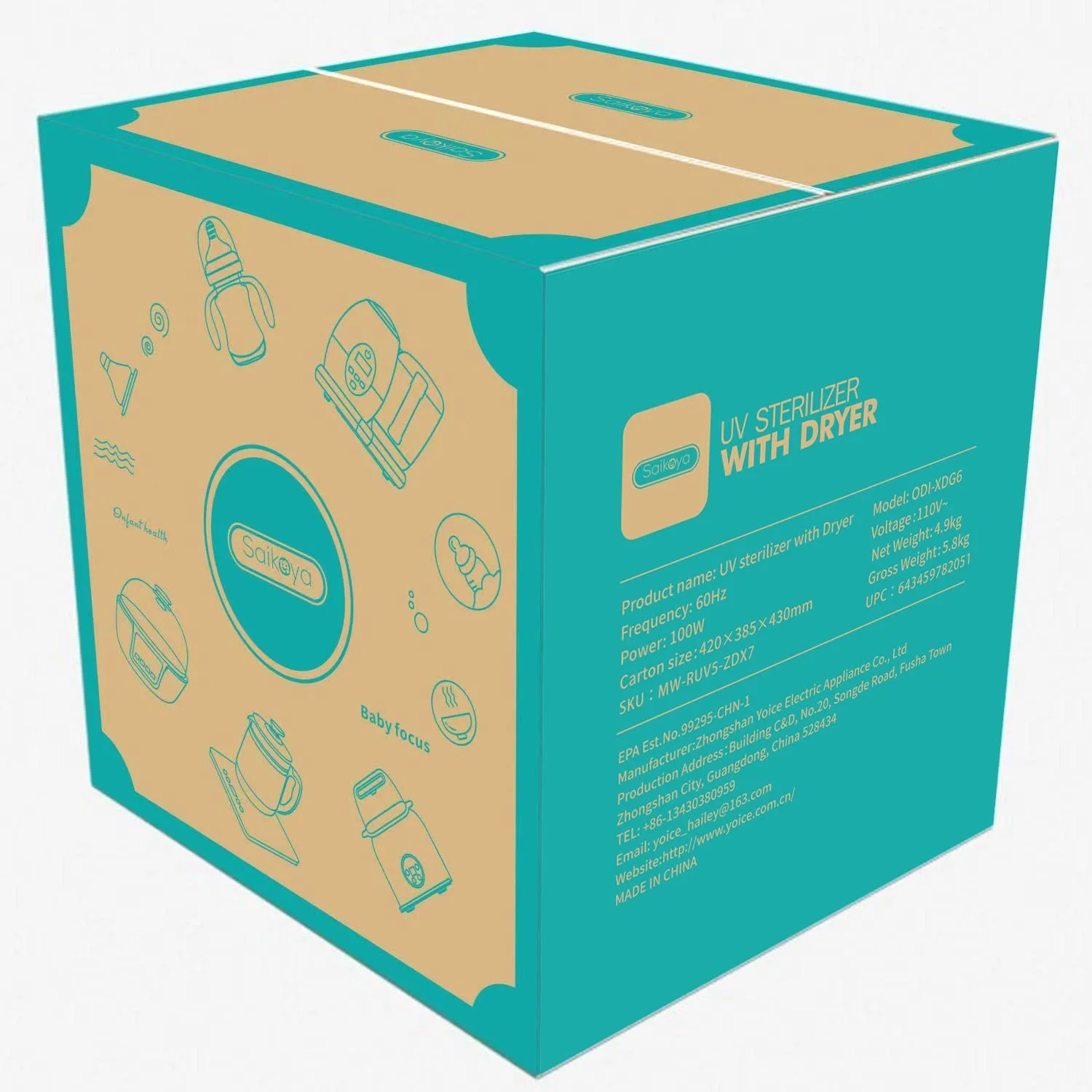 LETORS UV-C 4-in-1 Sterilizer and Dryer - Image 8